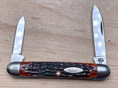 Case XX Stainless USA 6279 Senator 1965 - 1969 Red Bone Handles Folding Knife - Image 1 of 4