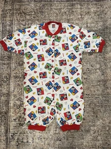 Pijama de una pieza vintage Disney “Mickey Mouse”, 100 % algodón. Mujer’s Small - Imagen 1 de 20