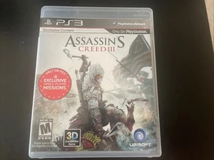 Assassin's Creed III (PlayStation 3, PS3, 2012), CIB - Bild 1 von 3