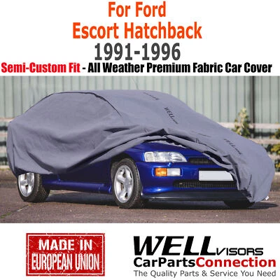 WellVisors 耐用全天候汽车保护套 适用于 1991 - 1996 年福特 Escort Hatchback — 第 1/4 张图片