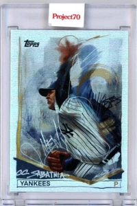 2021 TOPPS PROJECT 70 CC SABATHIA BY STYLES - RAINBOW FOIL 01/70 #370 FIRST ONE! - Picture 1 of 2