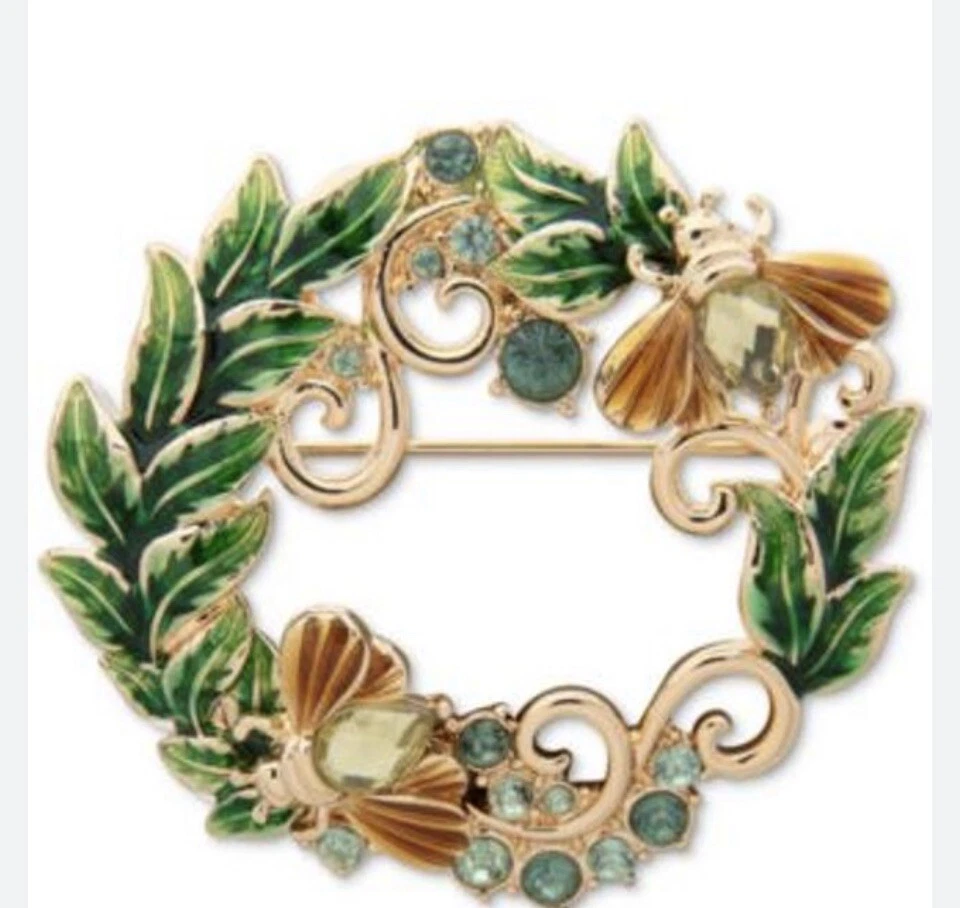 $28 Anne Klein Broche Lightning Bug Corona Pin Inc 6c Foto 1 de 1