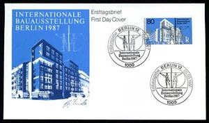 DEUTSCHLAND BERLIN ART-FDC 1987 BAUAUSSTELLUNG ARCHITEKTUR BAUHAUS xa21 - Bild 1 von 2