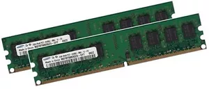 2x 2 GB 4 GB ECC unbuffered RAM memoria di lavoro DDR2 667 MHz UDIMM PC2-5300E 240p - Foto 1 di 1