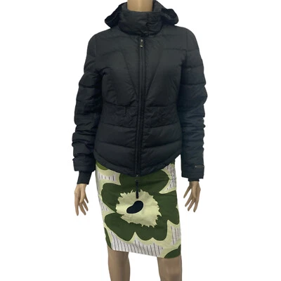 ROBERTO Just CAVALLI Black Quilted Puffer Hooded Jacket - Image 1 of 4