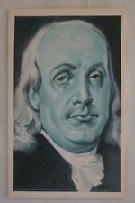 Famous Statesmen Vintage Men of Stamina Clothing Card Benjamin Franklin