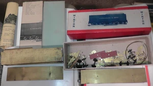 Rare HO Brass Winton Miniature Engineering Co. Tender Kit C&O 2-6-6-6 Box Papers