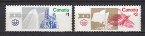 Canada 1976 Jeux Olympiques de Montréal XI  1976 2 timbres MNH /TE4881b - Picture 1 of 1