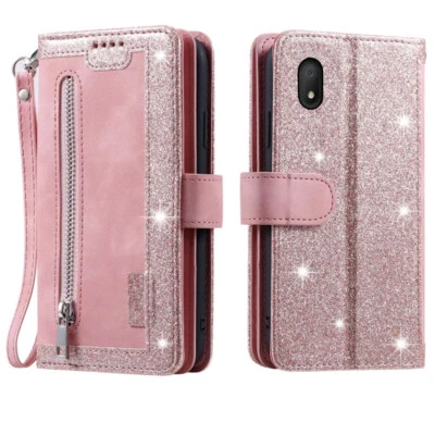 Чехол-бумажник Alcatel 1B 2020 кожаный на молнии магнитный откидной чехол для Alcatel 1B 2020 - Изображение 1 из 4