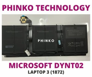 DYNT02 G3HTA052H OEM Battery for Microsoft Surface 3 13.5 Inch 1867 1868 1872 - Picture 1 of 2