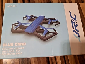 Selfie Drohne Quadcopter JJRC H43WH Blue Crab faltbar mit Kamera neuwertig OVP - Bild 1 von 10
