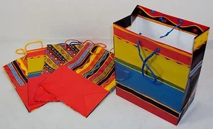Festliche Party Geschenktüten Set, 5 wiederverwendbare Tüten für Geburtstage & andere Anlässe - Bild 1 von 7