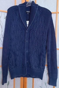 Express Vintage inspiriert Oversize Tanne Strickjacke Pullover Herren Größe Small (Neu mit Etikett) - Bild 1 von 7