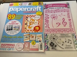 Papercraft Essentials Craft Magazine Issue 120 Stamp Set Gift OC23 - Picture 1 of 3