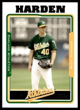 2005 Topps #266 Rich Harden   Oakland Athletics