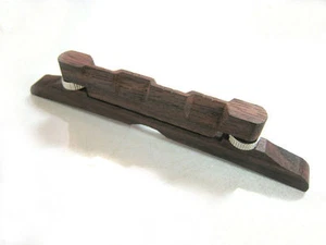 Adjustable F4, F5 Mandolin Bridge,Rosewood, MTL-02 2p - Bild 1 von 5