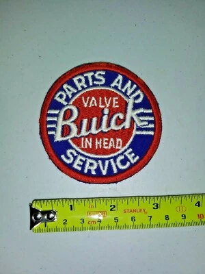 VINTAGE Embroidered Automotive Gasoline Patch UNUSED - BUICK PARTS AND SERVICE - Image 1 of 2