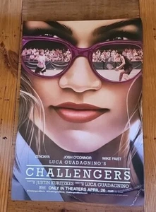 Challengers 2024 Original Theatrical Movie Poster DS 17"×11.5" Zendaya - Picture 1 of 2