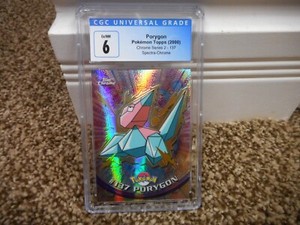 Porygon Topps Chrome Series 2 SPECTRA cgc 6 Ex/NM Pokemon 2000 137 psa card ccg
