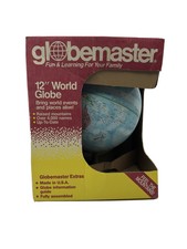 Vintage Globemaster 12 Inch Globe Original Box Made In USA 1991 Timeframe USSR