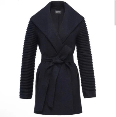 Sentaler Superfine Alpaca Wrap Coat With Ribbed Sleeves XL ASO Meghan Markle - Image 1 of 4