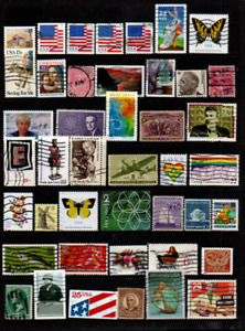 UNITED STATES 2 SCANS ALL DIFFERENT USED ISSUES