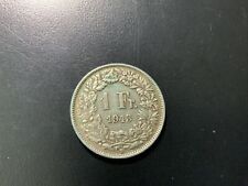 Schweiz 1 Franken 1943 Silber