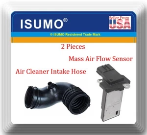 2 Pcs Air Intake Hose & Mass Air Flow Sensor Fit: Civic 2006-2011 Hybrid L4 1.3L - Foto 1 di 2