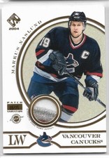 2003-04 PACIFIC PRIVATE STOCK RESERVE PATCH 210 MARKUS NASLUND 08/75 CANUCKS