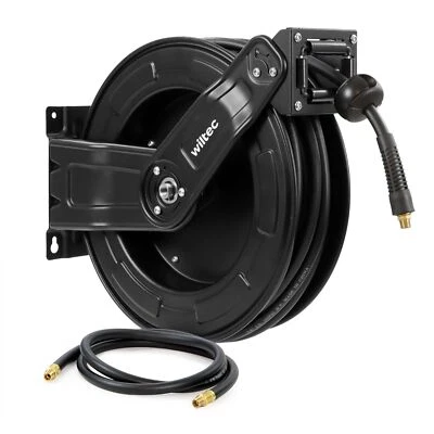 Wiltec Druckluft Schlauchtrommel 15m Druckluftschlauchtrommel 20bar Aufroller - Bild 1 von 4