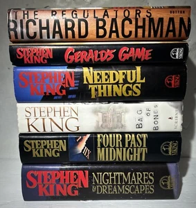 6 -Stephen King Hardcover *FIRST EDITION* Book set-Needful Things,Gerald’s Ga… - Picture 1 of 12