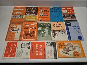W. V. Grant Faith Clinic Booklet Sermons Lot of 13 Vintage Religious Teaching - Picture 1 of 6