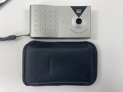 Câmera Digital Toshiba Allegretto 2 PDR-2 CMOS Não Testada Com Cartão Estojo - Imagem 1 de 4