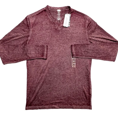 NWT INC Shirt Mens XS Purple Long Sleeve Port Repreve Pullover $39  - Image 1 of 4