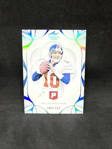 2024 Leaf Trinity Pristine Football - #36 Eli Manning  BLUE PLATINUM SP /199 - Picture 1 of 2