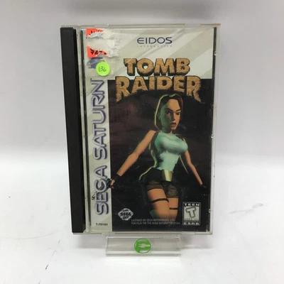 Tomb Raider (Sega Saturn, 1996) Completo en Caja Larga Original, CIB con Tarjeta Reg Foto 1 de 4