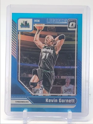 KEVIN GARNETT 2024-25 DONRUSS OPTIC LEGENDS AQUA PRIZM WOLVES /225 Q4832 Foto 1 de 2