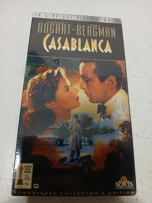 Casablanca Remastered Collector's Edition VHS Tape Brand New Factory Sealed - Image 1 of 2