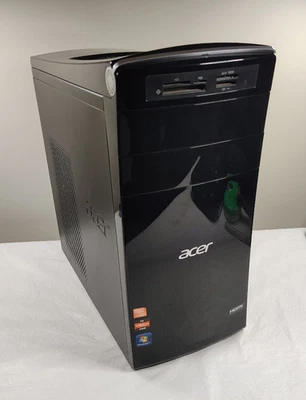 Estuche para computadora de escritorio Acer MicroATX mATX Tower PC, reescritor de unidad óptica Foto 1 de 4