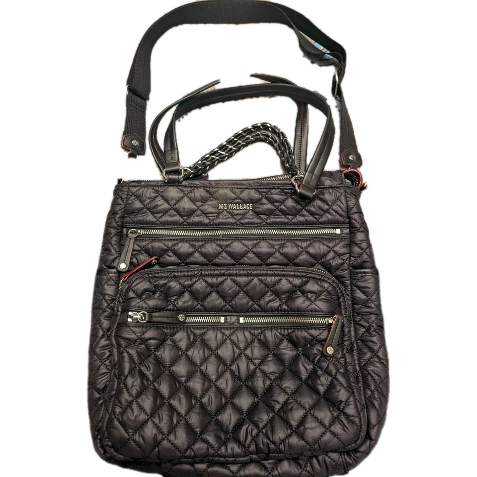 MZ WALLACE Crosby Magazine Quilted Shoulder Bag NWT - Image 1 of 4
