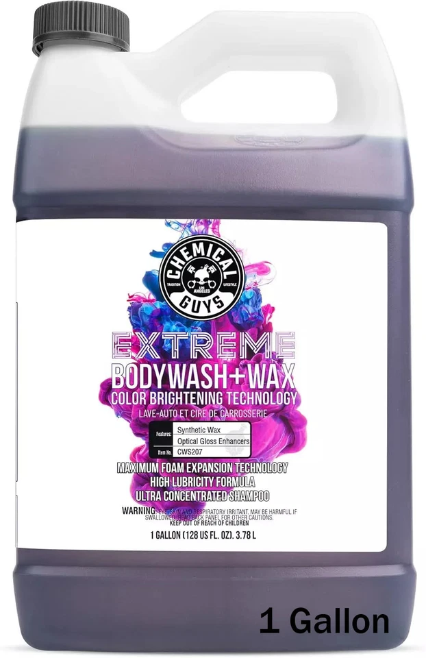 Chemical Guys CWS207 Extreme Bodywash & Wax Foaming Car Wash Soap, (Works with - Image 1 of 4