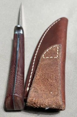 Hermoso cuchillo cónico Wayne Hendrix hecho a mano personalizado mango Micarta EE. UU. Foto 1 de 4