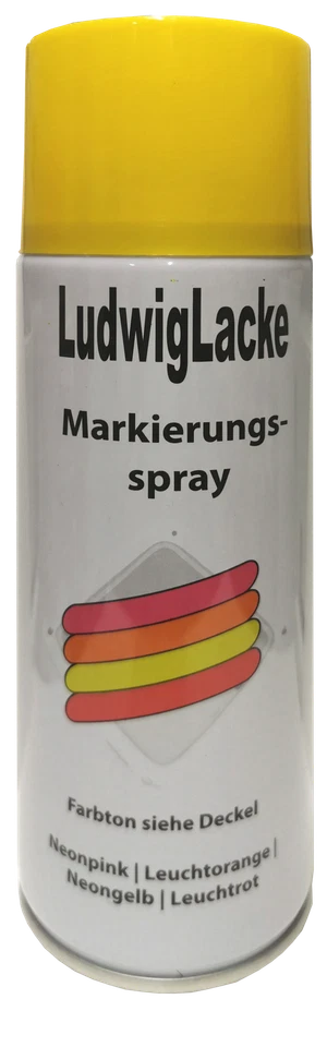 LUDWIG LACKE Markierungsspray 400ml Light Yellow