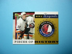2001/02 UPPER DECK NHL LEGENDS PIECES OF HISTORY STICK CARD #PH-MB MIKE BOSSY UD - Picture 1 of 2