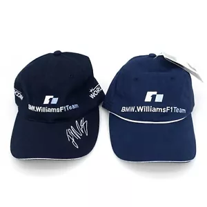 x2 BMW Williams F1 Team Official Formula One 2005 Grand Prix Hat Cap Adjustable - Picture 1 of 4