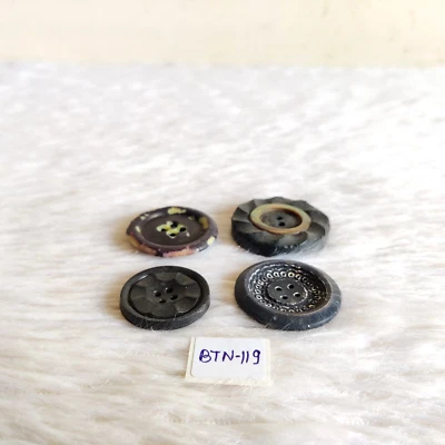 Vintage Different Bakelite Buttons Old 4 pcs BTN119 - Image 1 of 4