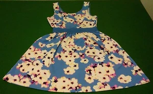 Three Pink Hearts Trixxi Girls Small Multi-Color Floral Polyester Blend Dress - Picture 1 of 7