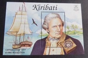 Kiribati 2002 Pacific Explorers Ship Captain Cook MS MS657 UM MNH unmounted mint - Imagen 1 de 1