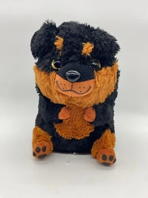 Belly Buddy Rottweiler Plush Dog Puppy Stuffed Animal 8” - Image 1 of 4