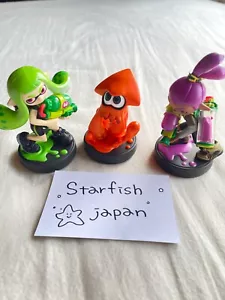 Nintendo Amiibo Color Antiguo Splatoon Inkling Verde Niña Naranja Calamar Púrpura Niño - Imagen 1 de 24